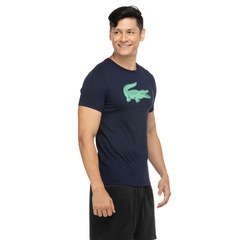 Camiseta Lacoste Manga Curta Big Logo - Masculina - Foto 4
