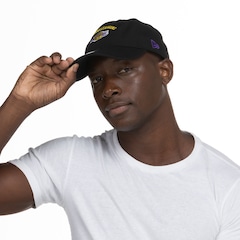 Boné Los Angeles Lakers NBA Aba Curva Strapback New Era - Adulto - Foto 2