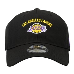 Boné Los Angeles Lakers NBA Aba Curva Strapback New Era - Adulto - Foto 3