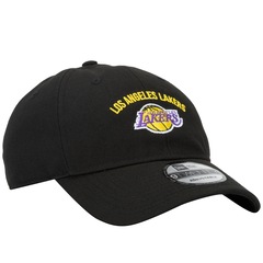Boné Los Angeles Lakers NBA Aba Curva Strapback New Era - Adulto - Foto 5