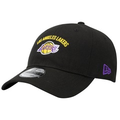 Boné Los Angeles Lakers NBA Aba Curva Strapback New Era - Adulto - Foto 1