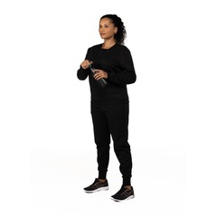 Blusa de Moletom Feminina Oxer Gola Redonda - Foto 8