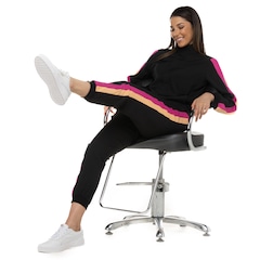 Conjunto de Agasalho Feminino Oxer com Bolso Plano Color Block - Foto 8