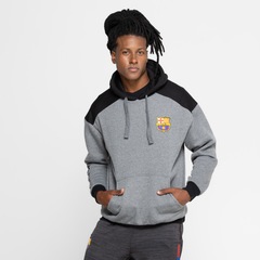 Blusão do Barcelona Masculino com Capuz Trabalhado - Foto 5