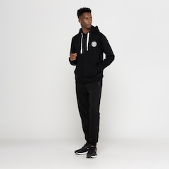 Blusa de Moletom Bayern Munique Masculino com Capuz Black - Foto 5