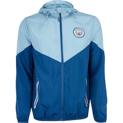 Jaqueta Manchester City Masculina com Capuz Quebra Vento - Foto 1