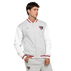 Jaqueta Bomber do São Paulo Masculina Retrô - Foto 2