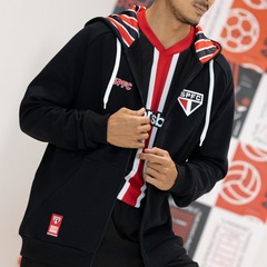 Jaqueta do São Paulo Masculina com Capuz - Foto 11
