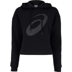 Blusa de Moletom Cropped Feminina ASICS com Capuz e Fleece - Foto 7