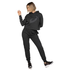 Blusa de Moletom Cropped Feminina ASICS com Capuz e Fleece - Foto 6