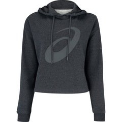 Blusa de Moletom Cropped Feminina ASICS com Capuz e Fleece - Foto 9