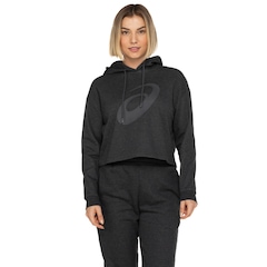 Blusa de Moletom Cropped Feminina ASICS com Capuz e Fleece - Foto 2