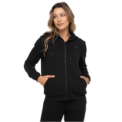 Jaqueta de Moletom Feminina ASICS com Capuz Canguru e Fleece - Foto 1