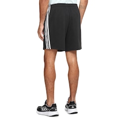 Bermuda Moletom adidas Essentials Stripes - Masculina - Foto 3
