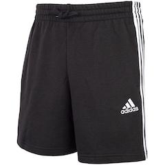Bermuda Moletom adidas Essentials Stripes - Masculina - Foto 5