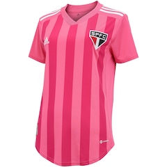Camisa do São Paulo 22 Outubro Rosa adidas - Feminina - Foto 3