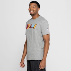 Camiseta do Miami Heat Nike NBA Masculina ES CE Logo - Foto 5