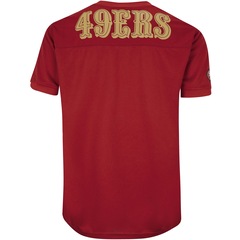 Camiseta do San Francisco 49ers NFL New Era Unissex Jersey Core - Foto 13