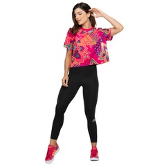 Camiseta adidas Manga Curta Farm - Feminina - Foto 6