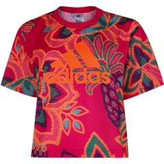 Camiseta adidas Manga Curta Farm - Feminina - Foto 8