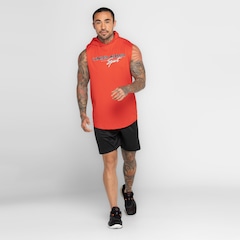 Camiseta Regata Masculina Under Armour com Capuz Mesh Sport SL - Foto 4