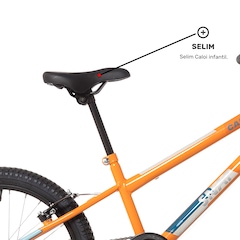 Bicicleta Infantil Aro 20 Caloi Snap - Freio V-Brake - Foto 4