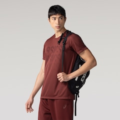 Camiseta Masculina ASICS Manga Curta Logo Ao Cmc Ct - Foto 1