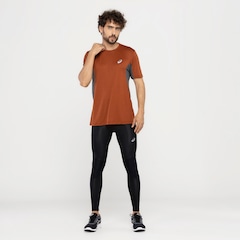 Calça Legging Masculina ASICS Compressão Power Refletivo - Foto 5