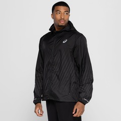 Jaqueta Corta-Vento Masculina ASICS com Capuz Ultraleve Faster - Foto 5