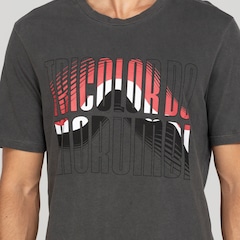 Camiseta do São Paulo Masculina Manga Curta Casual Tricolor - Foto 6