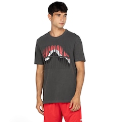 Camiseta do São Paulo Masculina Manga Curta Casual Tricolor - Foto 2