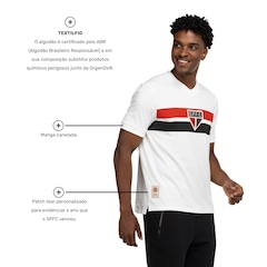 Camiseta do São Paulo Masculina Retrô 1943 - Foto 5