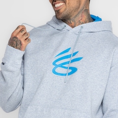Blusão Masculino Under Armour com Capuz Curry Big Splash - Foto 7