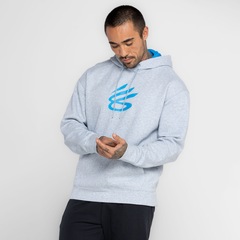 Blusão Masculino Under Armour com Capuz Curry Big Splash - Foto 8