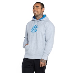 Blusão Masculino Under Armour com Capuz Curry Big Splash - Foto 2