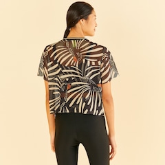 Blusa Cropped Feminina Farm Tela Araríssima - Foto 2