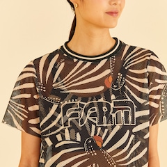 Blusa Cropped Feminina Farm Tela Araríssima - Foto 4