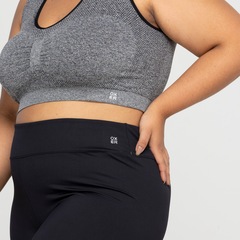 Bermuda Feminina Oxer Cós Baixo Média Compressão Aerobic - Foto 9