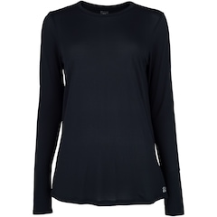 Camiseta Manga Longa Feminina Oxer Crepinho Jogging - Foto 2
