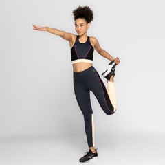 Calça Legging Feminina Oxer Cós Médio e Média Compressão Textura - Foto 5