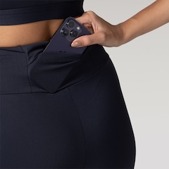 Bermuda Feminina Oxer Textura Cós Médio Média Compressão - Foto 6