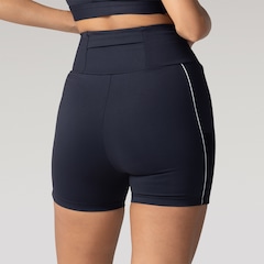 Bermuda Feminina Oxer Textura Cós Médio Média Compressão - Foto 3