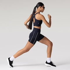 Bermuda Feminina Oxer Textura Cós Médio Média Compressão - Foto 4