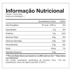 Barra de Proteína Black Skull Whey Bar Gourmet Cookies & Cream 45g - Foto 2