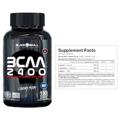 Kit Black Skull Whey Protein 100% Isolado Chocolate 900g + Creatina Turbo 150g + BCAA 2400 120g - Foto 4