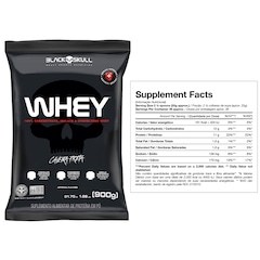 Kit Black Skull Whey Protein 100% Isolado Baunilha 900g + Creatina Turbo 150g + BCAA 2400 120g - Foto 3
