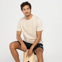 Camiseta Masculina Puma Manga Curta Ess Elevated Tee - Foto 4