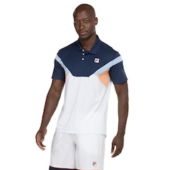 Camisa Polo Manga Curta Masculina Fila com Proteção Solar Australian - Foto 5