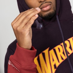 Blusão Golden State Warriors Mitchell & Ness NBA Masculino com Capuz MT499 - Foto 9