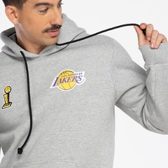 Blusão Los Angeles Lakers Mitchell & Ness Masculino com Capuz MT508 - Foto 7